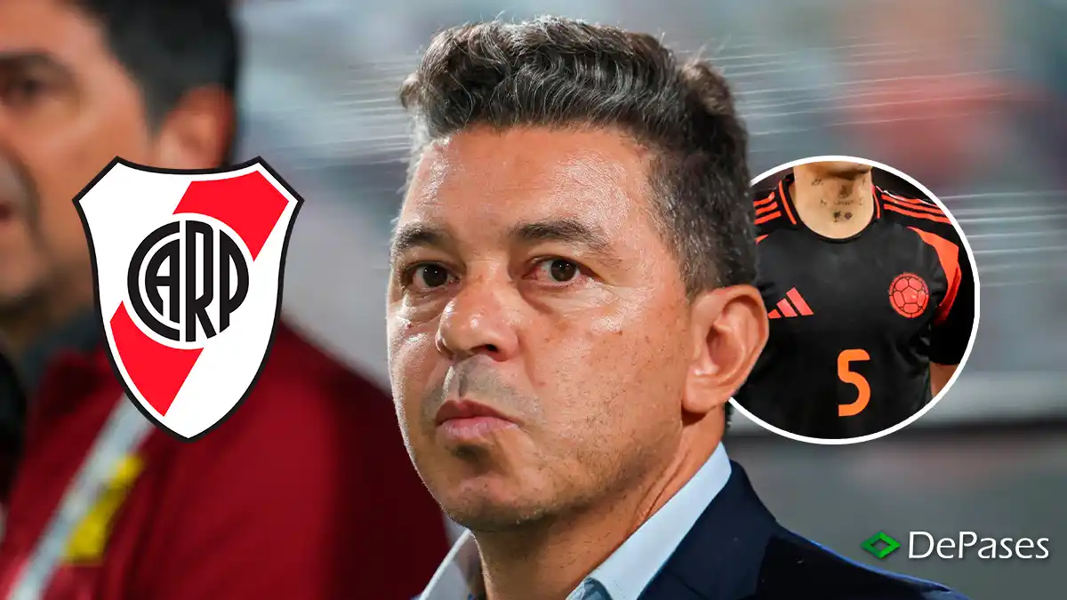 Le dijo que si a Gallardo y River avanza por una figura de Colombia