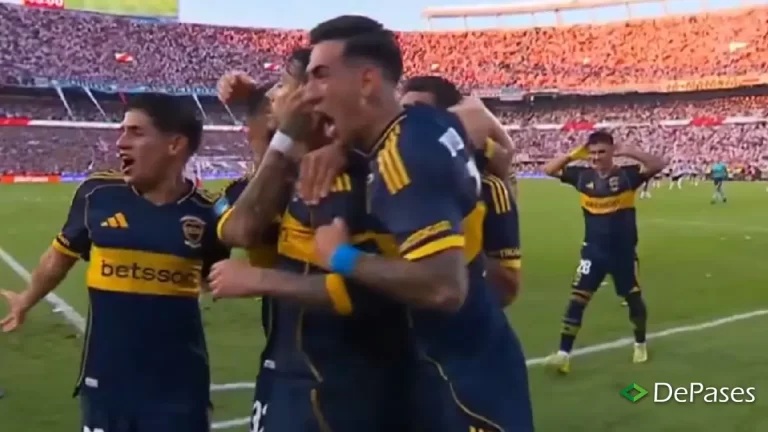 ¡Ley del ex! El gesto de Bareiro al público de River en el gol de Paredes